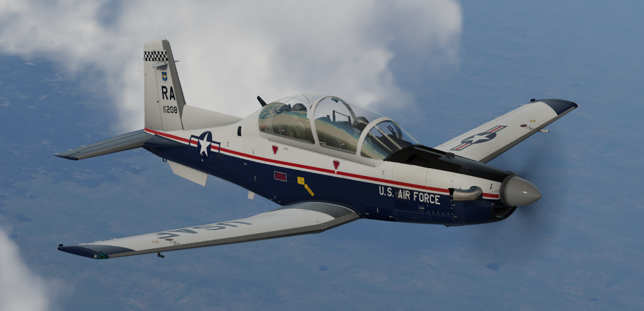 vUSAF AETC training imagery